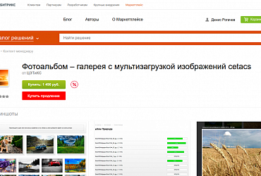 Фотоальбом – галерея с мультизагрузкой изображений cetacs