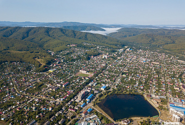 Вид города сверху